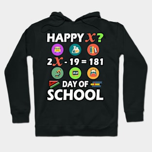 Funny Math Formula Happy 100 Days Of School Teacher Student Hoodie